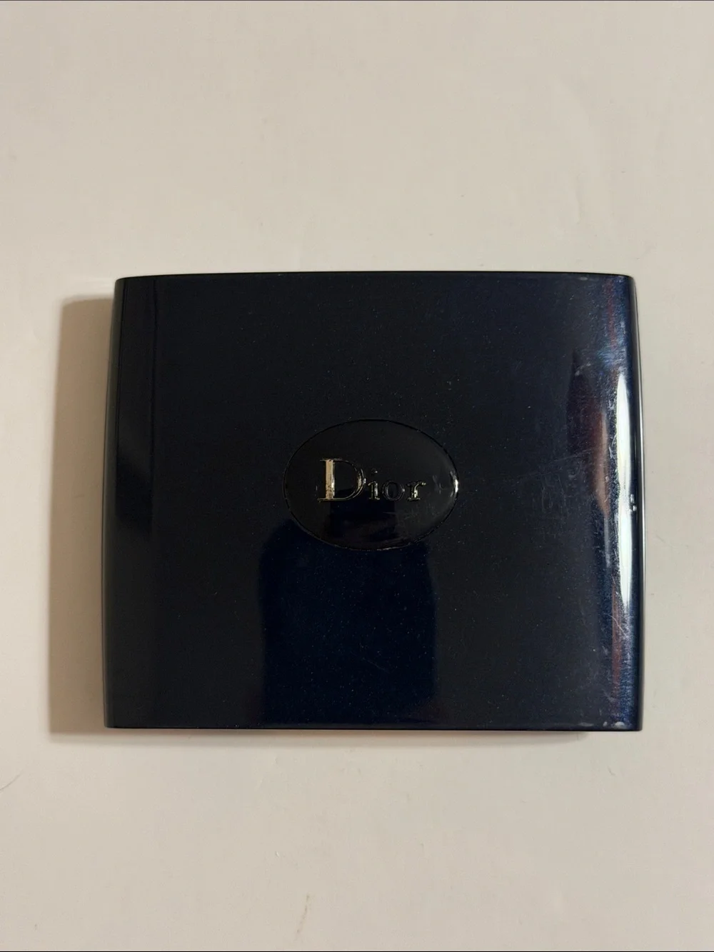Dior Glossy Navy Compact 5 Colors Eyeshadow with Gold Logo